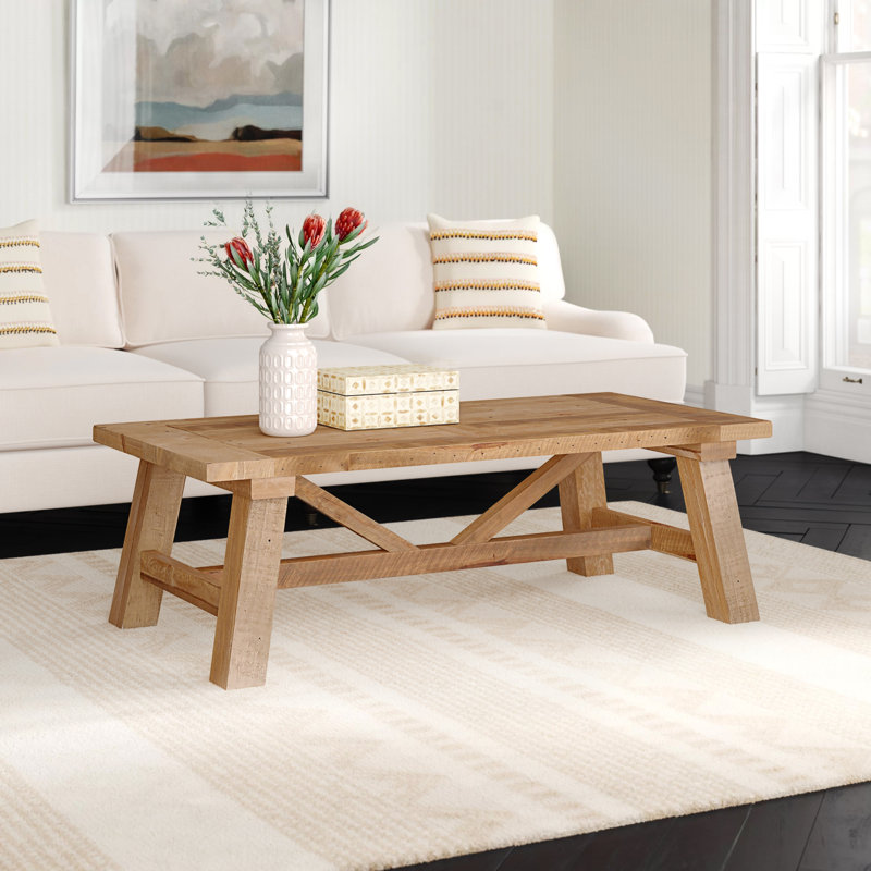 Anton Solid Wood Coffee Table Joss & Main
